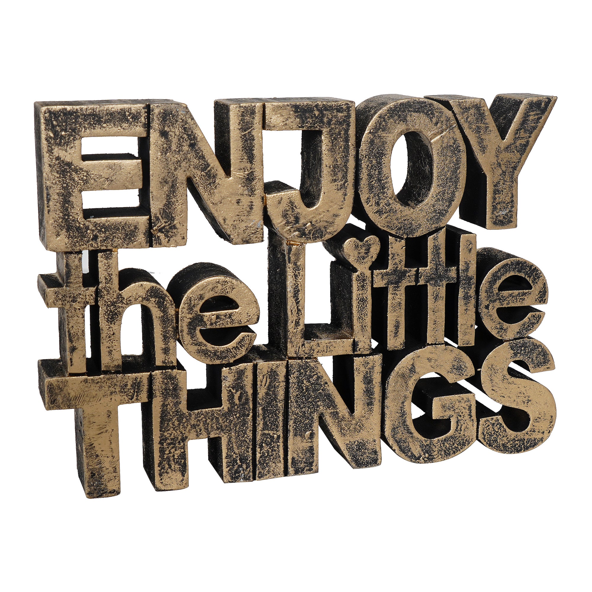 “Enjoy the Little Things” Tabletop Quote Decor