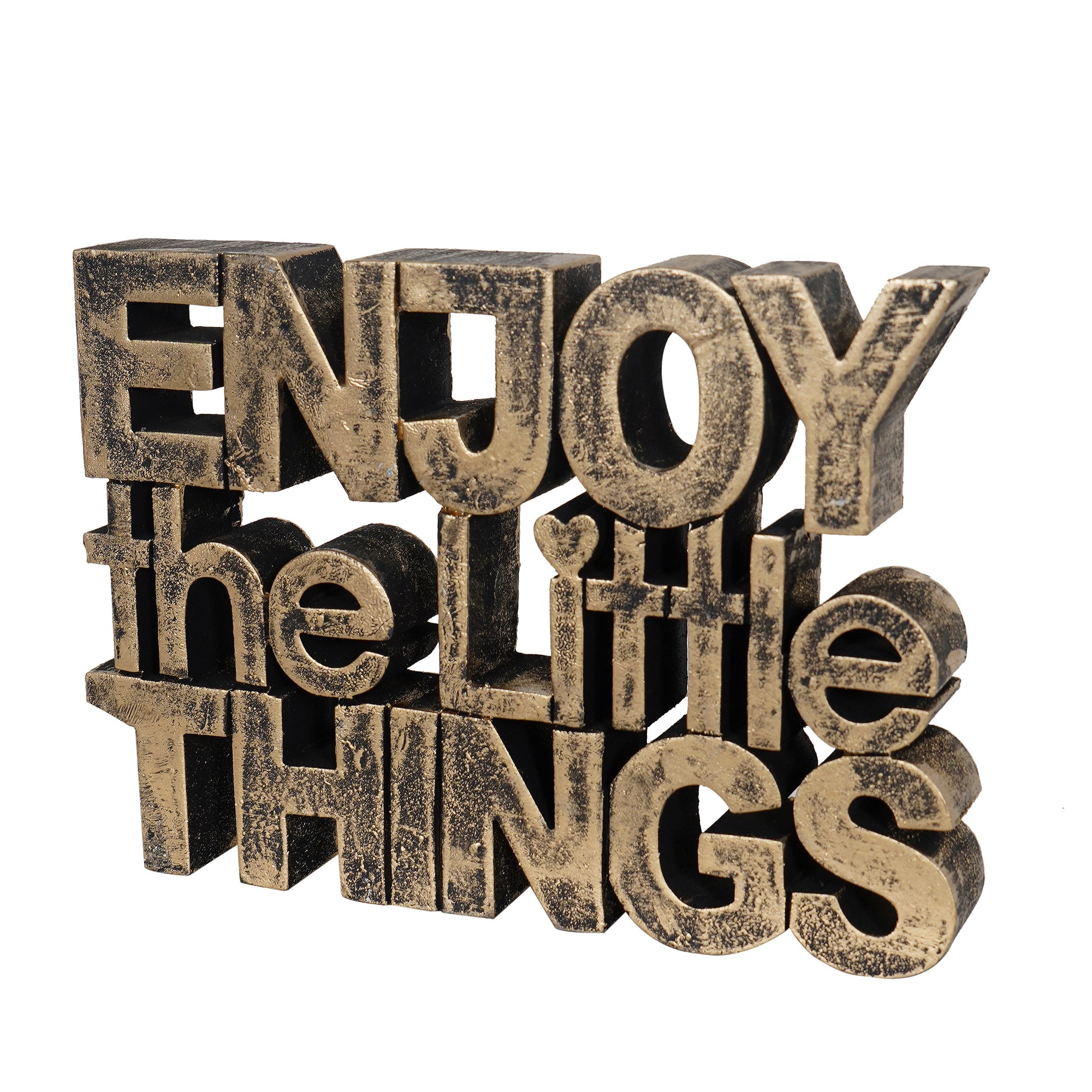 “Enjoy the Little Things” Tabletop Quote Decor