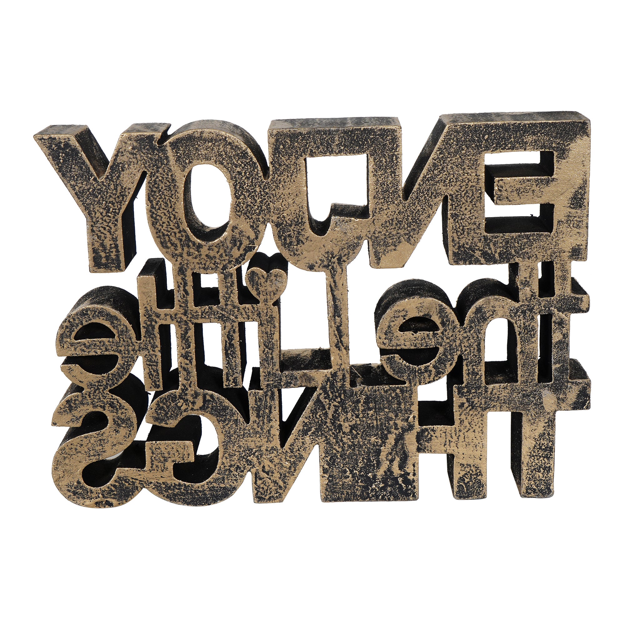 “Enjoy the Little Things” Tabletop Quote Decor