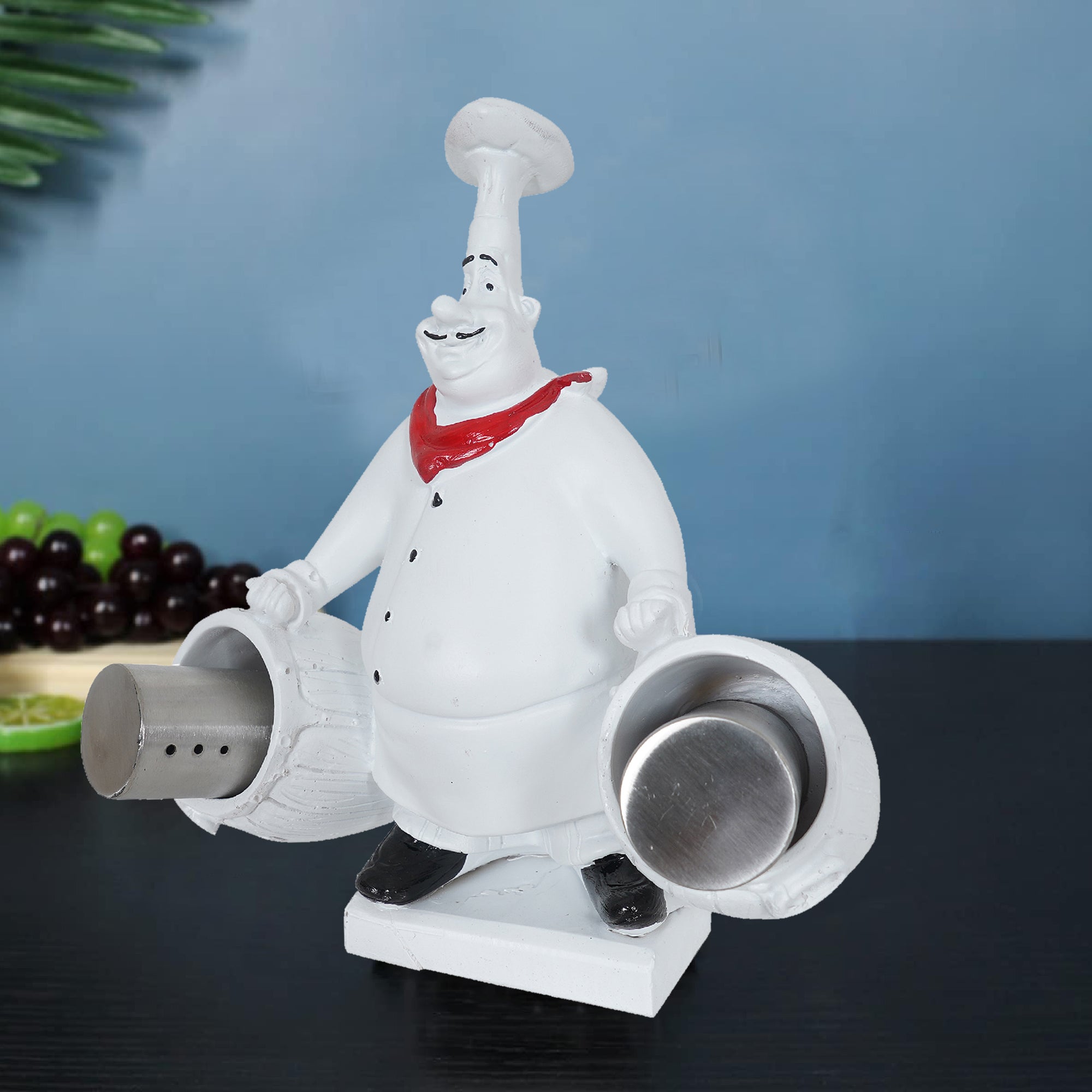 Chef Salt & Pepper Shaker Holder