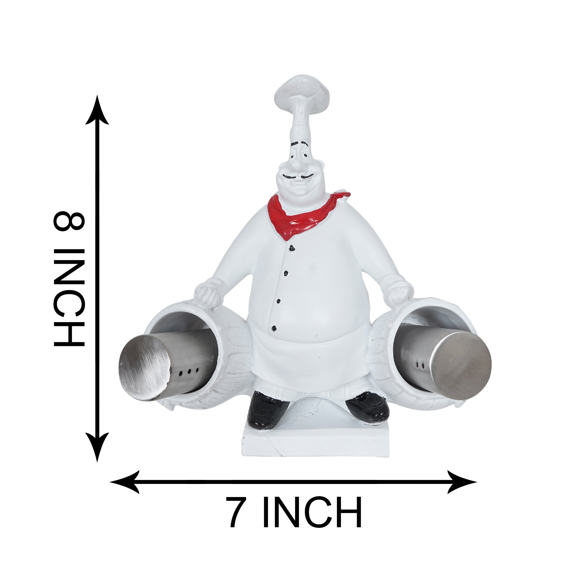 Chef Salt & Pepper Shaker Holder