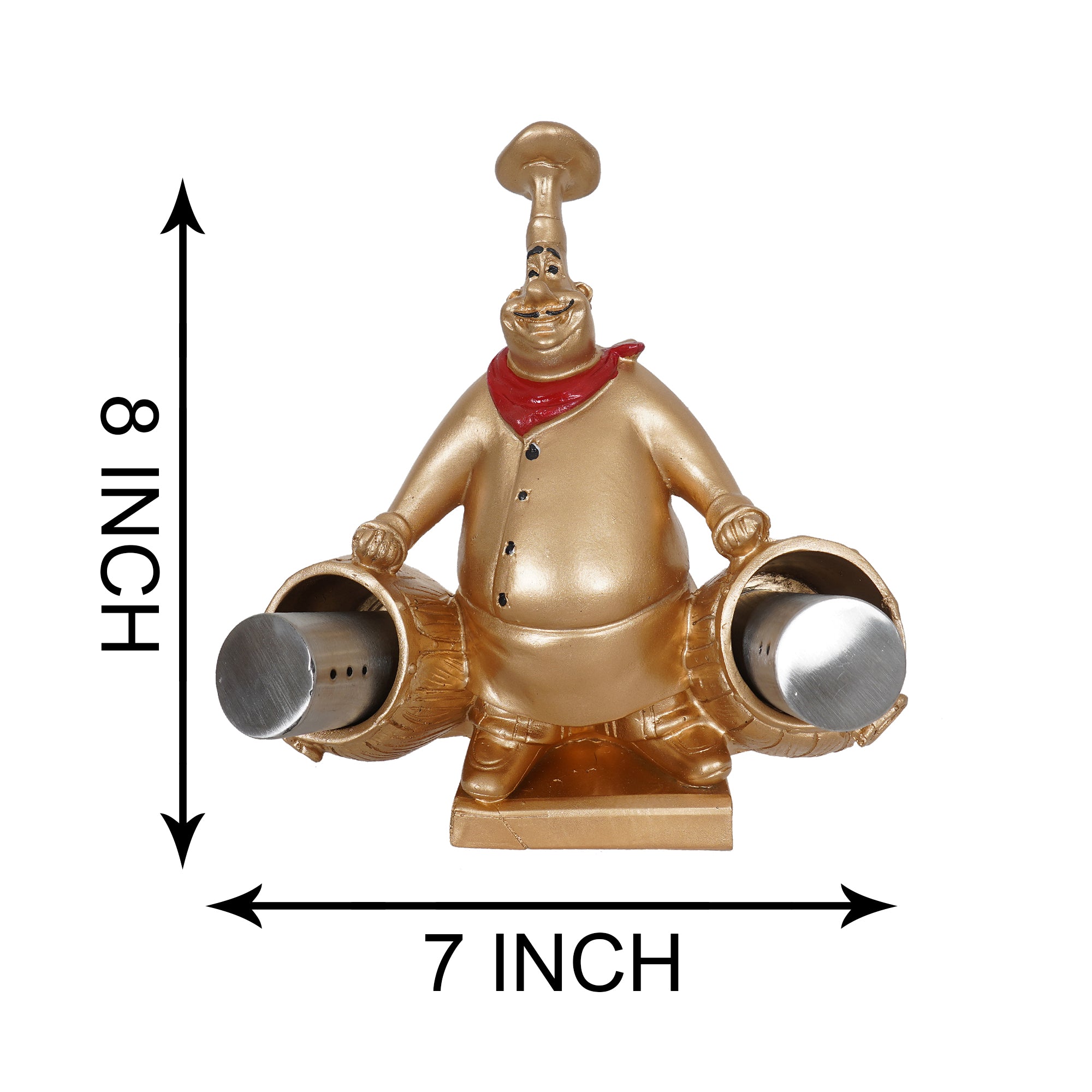 Chef Salt & Pepper Shaker Holder