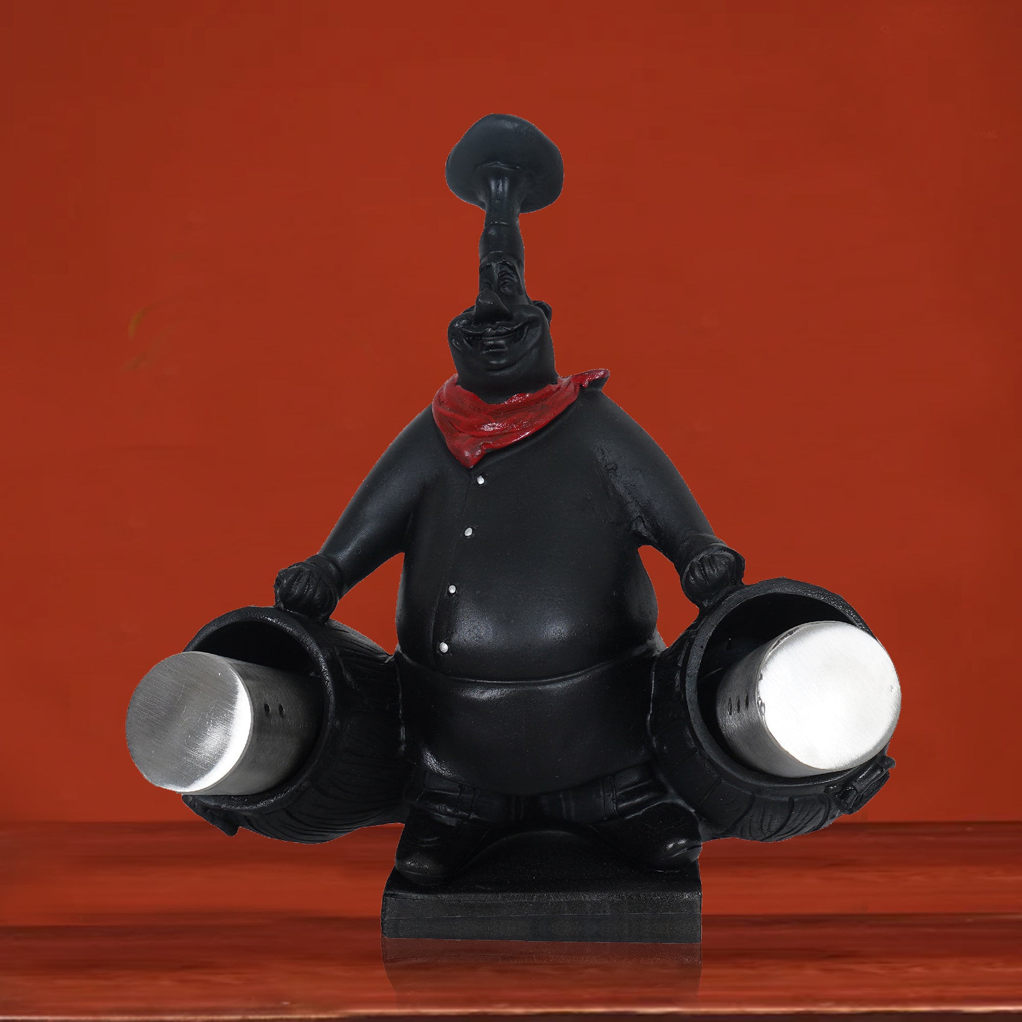 Chef Salt & Pepper Shaker Holder