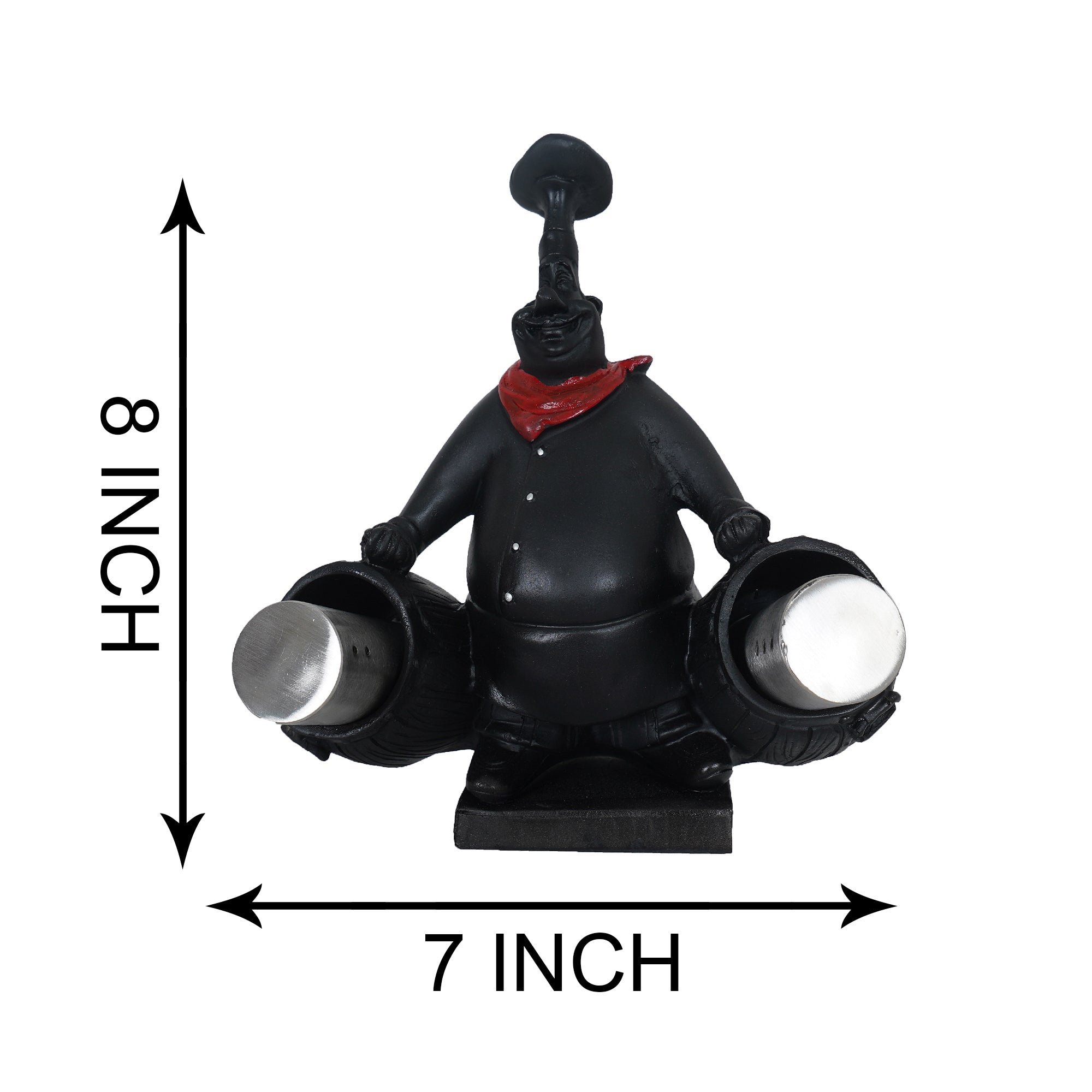Chef Salt & Pepper Shaker Holder