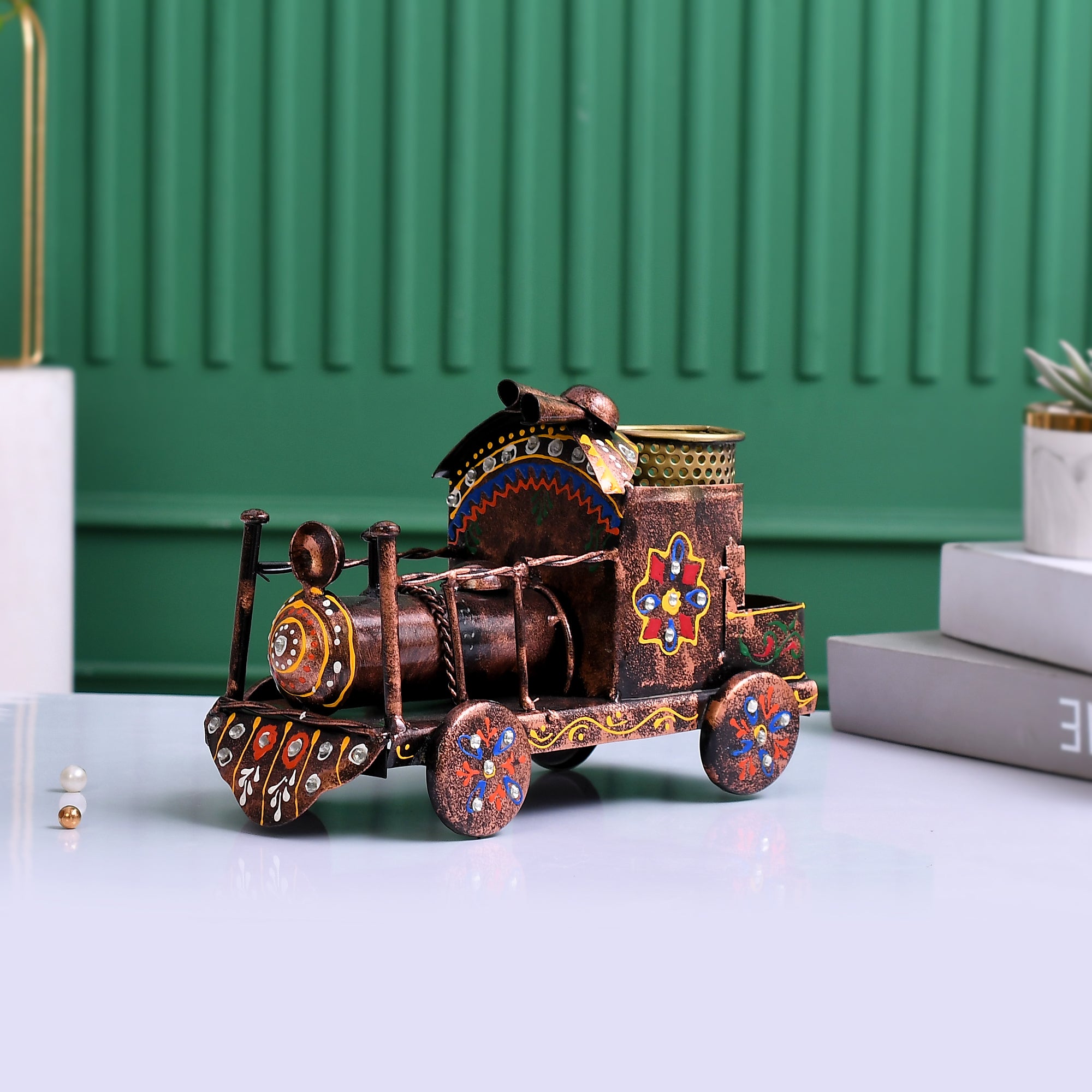 Colorful Gear Pen Stand