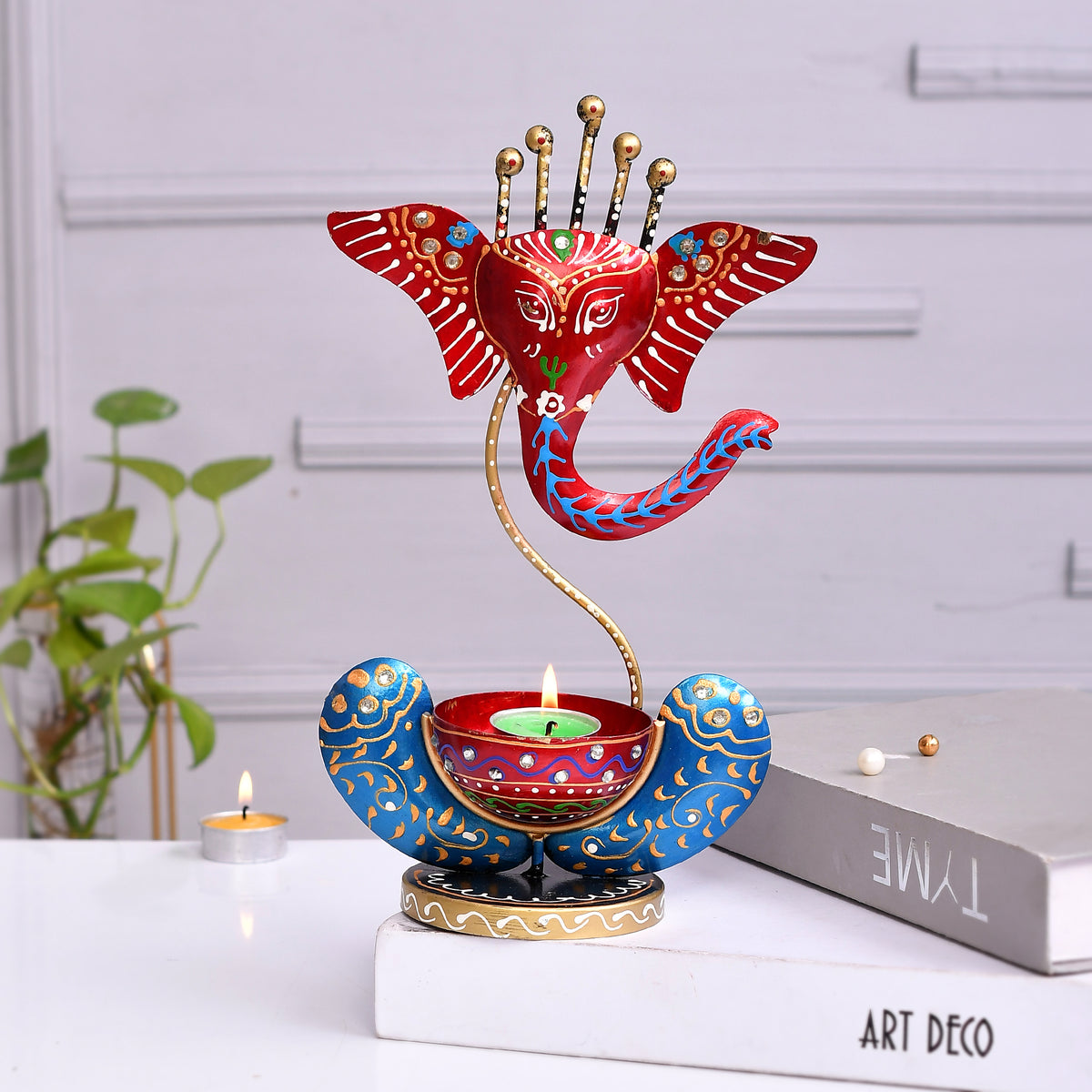 Siddhivinayak Blue T-Light