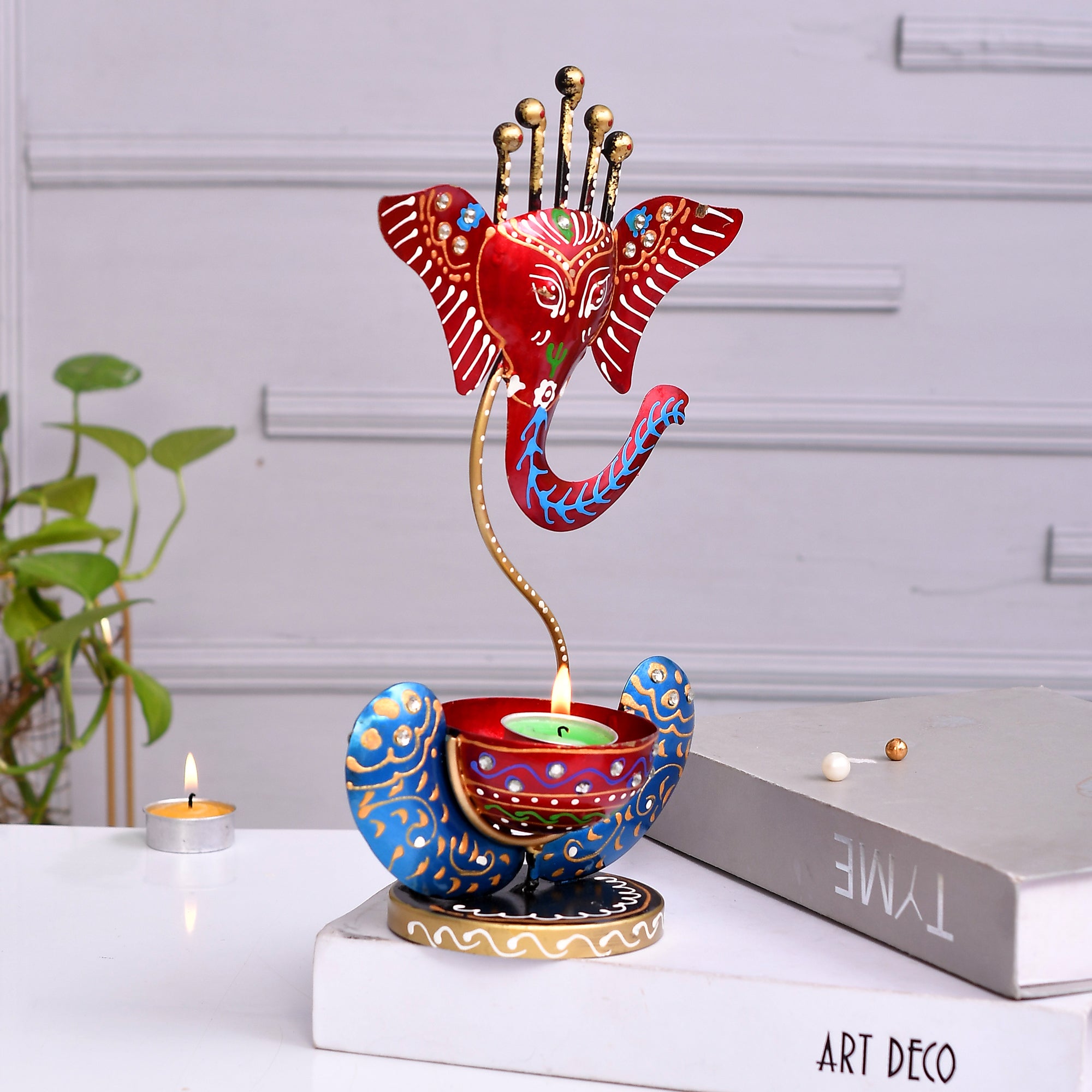 Siddhivinayak Blue T-Light